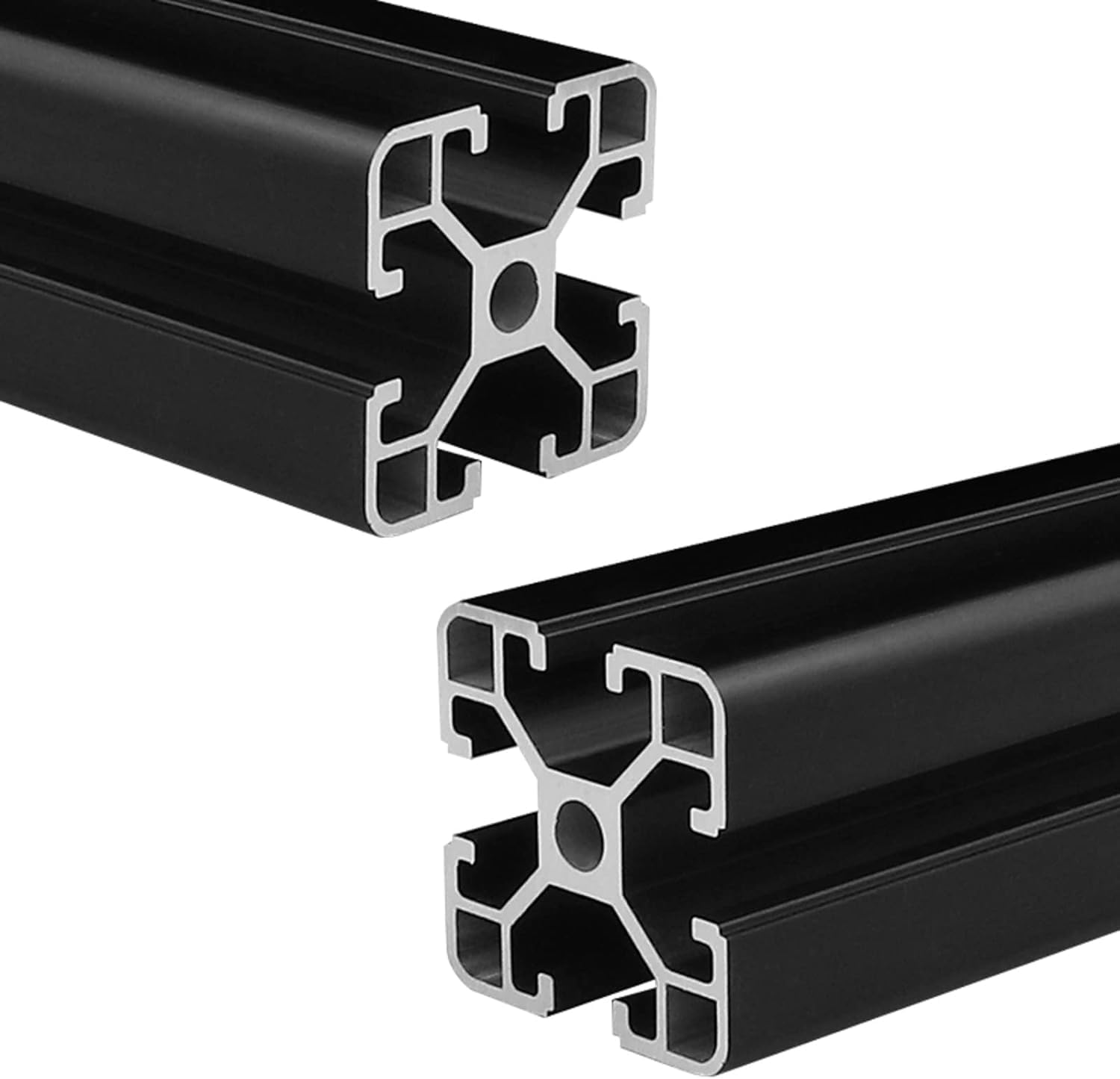 4040 Aluminium Extrusion 300mm Length T Slot black, ๏ผ2Pcs / Pack๏ผ Aluminium Profile 40mm x 40mm 40 Series European Standard Anodized Frame for 3D Printer Parts and CNC DIY
