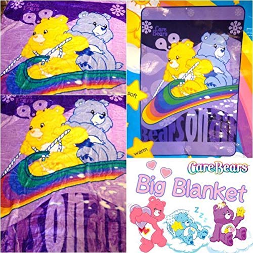 ケアベア 毛布 ブランケット キャラクター 子供用 寝具 インポート シングル 輸入雑貨 care bears アメキャラ インポート