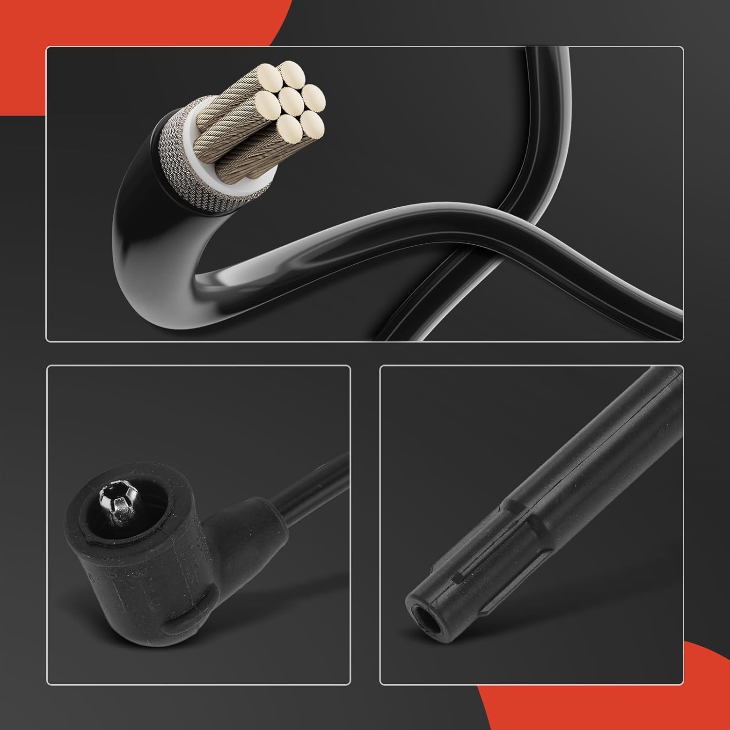 A-Premium 1 Ignition Coil with 4 Wire and 4 Iridium Spark Plugs Compatible with Subaru Outback 2005-2009, Forester 2005-2008, Impreza 2005-2010, Legacy 2005-2009 & Saab 9-2X 2005-2006, 2.5L