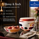 Villeroy & Boch - La Boule Miami, ensemble de vaisselle de 7 pièces pour deux personnes, porcelaine Premium, résistant au lave-vaisselle, convient au four à micro-ondes, multicolore - 9