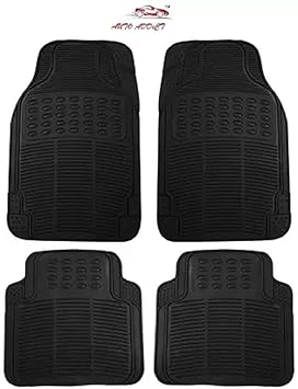 Auto Addict Rubber Standard Mat for Maruti Suzuki Alto 800 (Black)