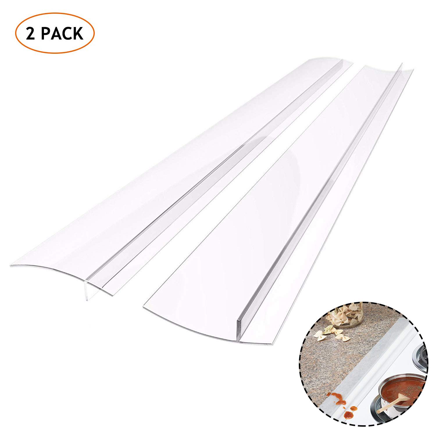 Buy Kitchen Silicone Stove Counter Gap Cover, Easy Clean Heat Resistant