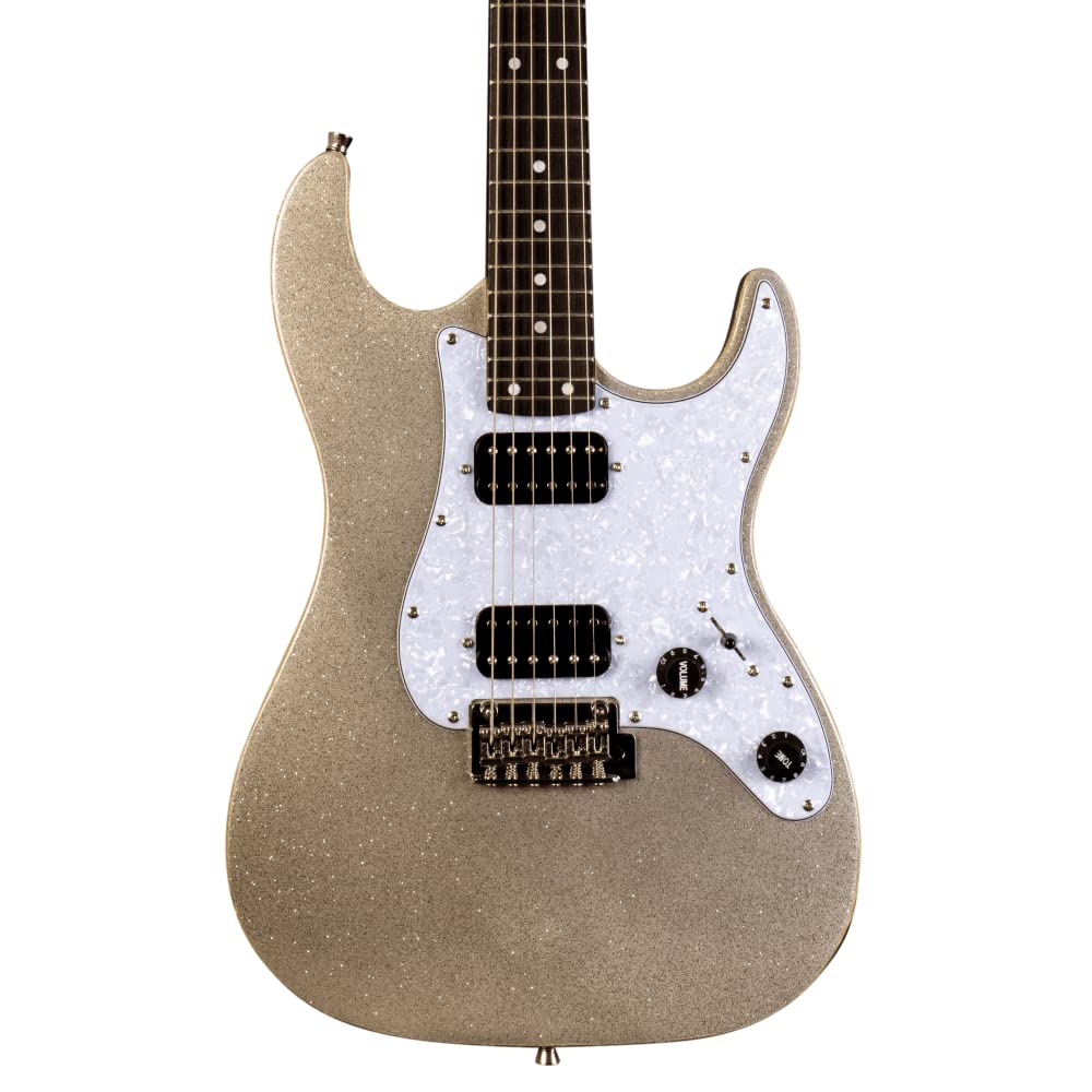 JET Guitars JS500 Silver Sparkle E-Gitarre