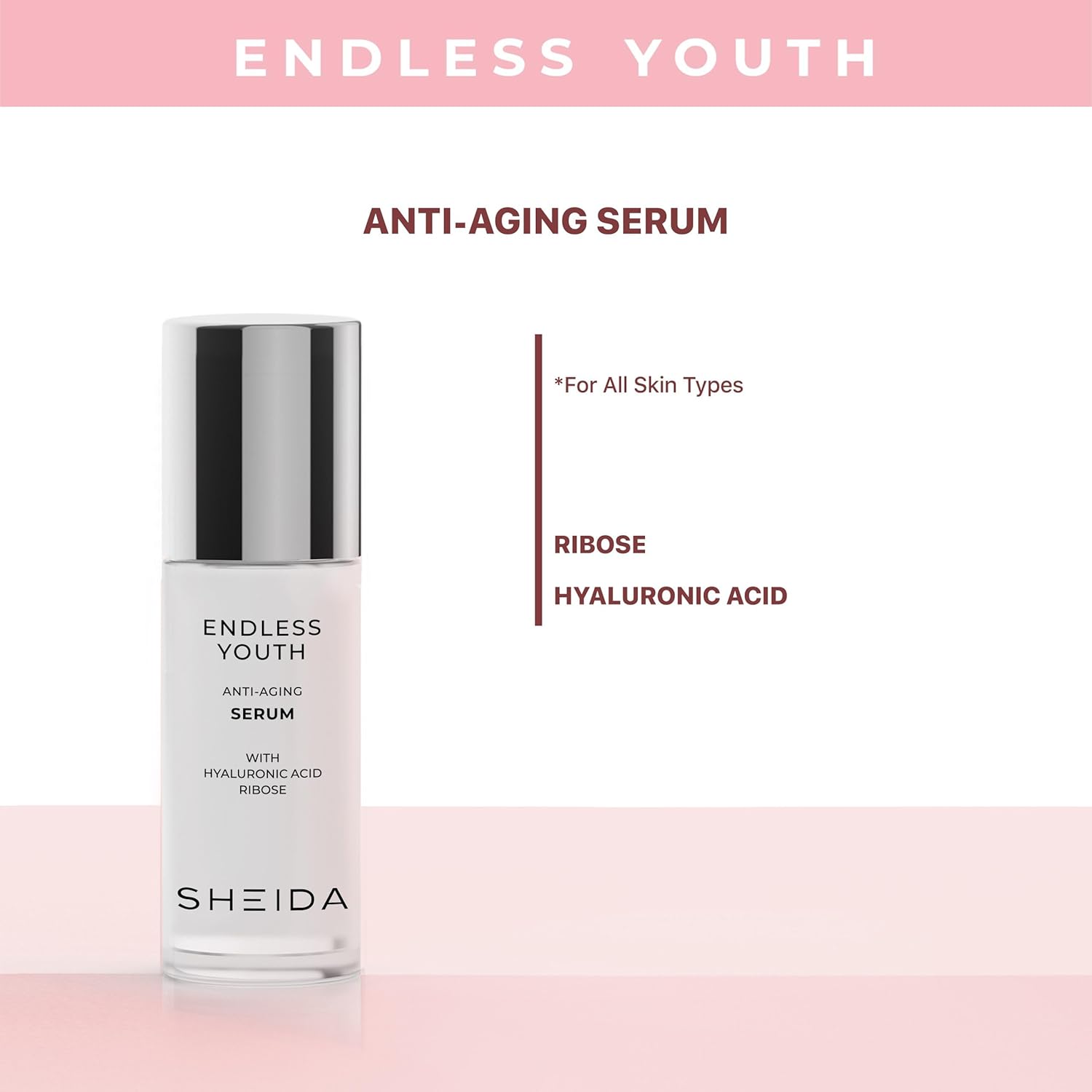 SHEIDA Endless Youth Collagen Boosting Face Serum | Anti-Aging Face Serum | Reduces fine lines & wrinkles - Image 6