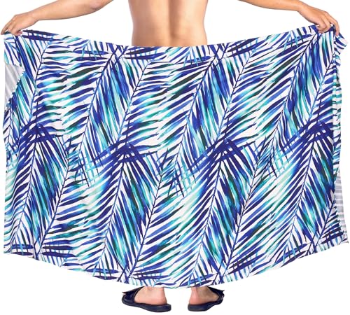 HAPPY BAY Men's Pareo Swim Trunk Cover Up Wrap Beach Summer Hawaiian Sarong4