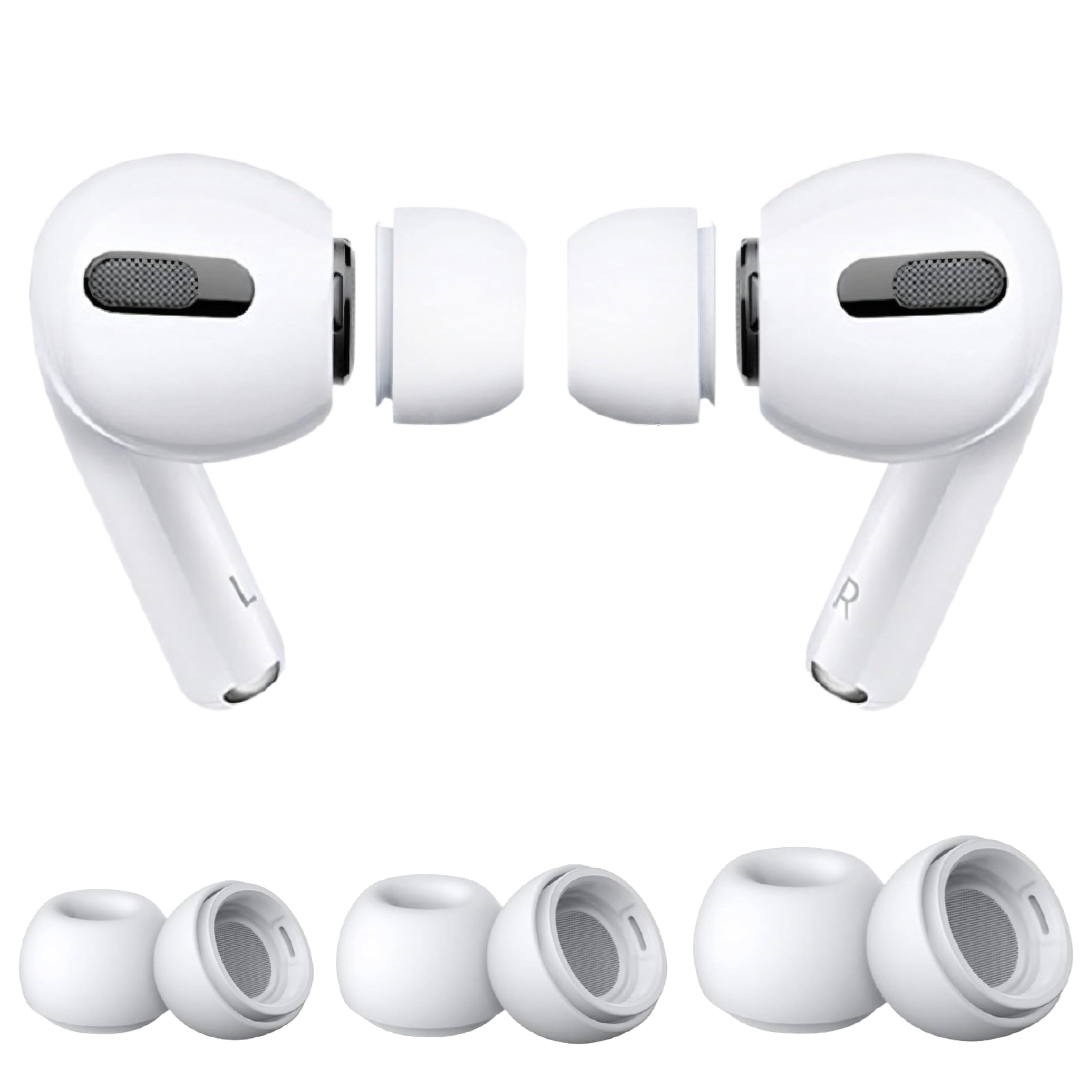 Amazon | benrii AirPods Pro対応 イヤーピース 6個セット S/M/L