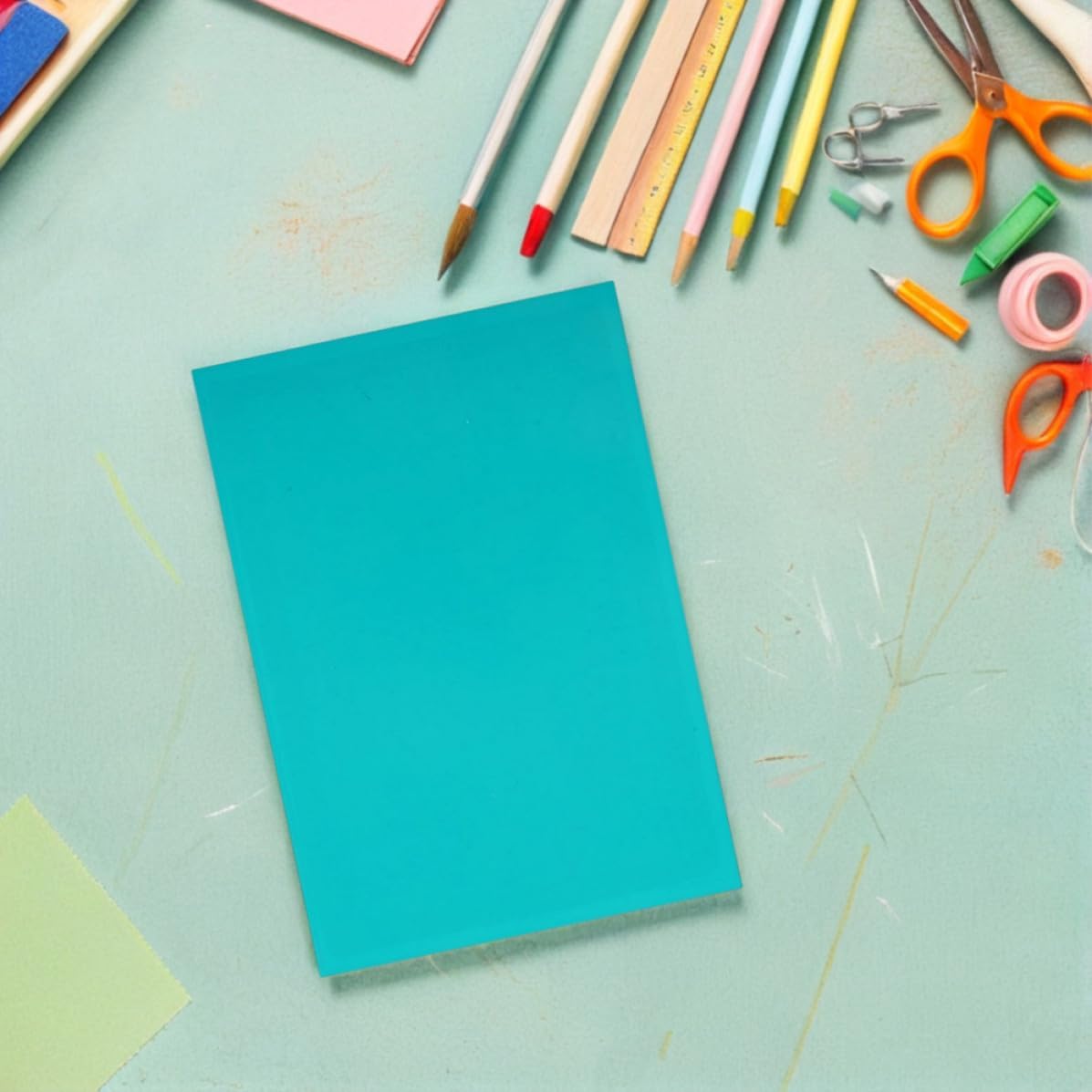 PVC Craft Cutting Mat for Kids, Safe Art Projects and Carving