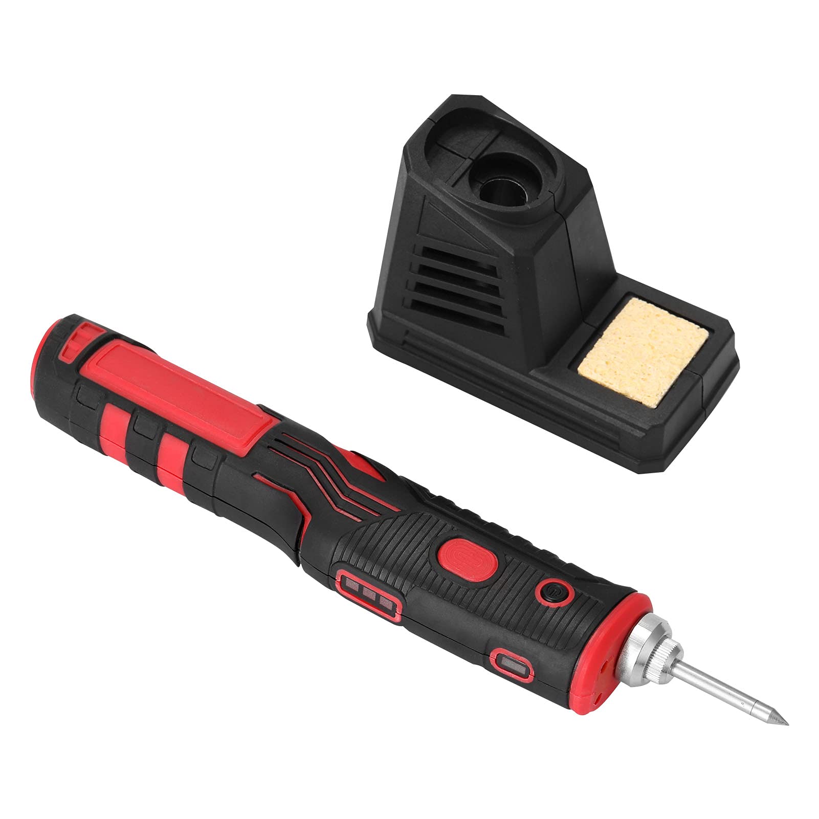 Soldador inalámbrico Profesional, Herramienta de Soldadura Recargable de 1800 mAh con Sensor táctil, para Kit de Soldadura electrónica portátil con Foco LED
