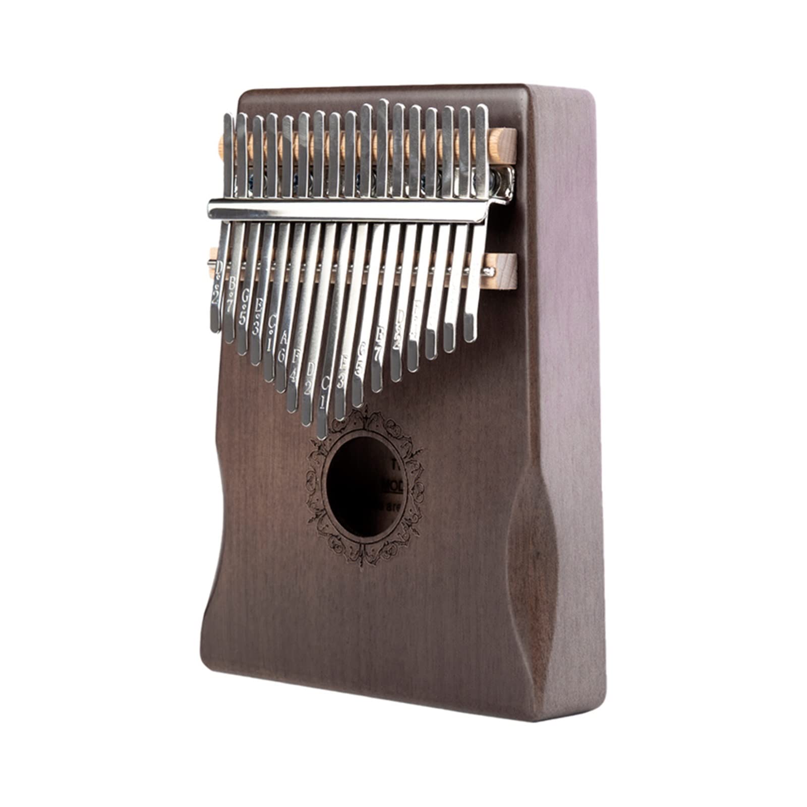 Anfänger Kalimba 17 Tasten Kalimba Daumenklavier Finger Massivholzkörper Tastatur Musikinstrument