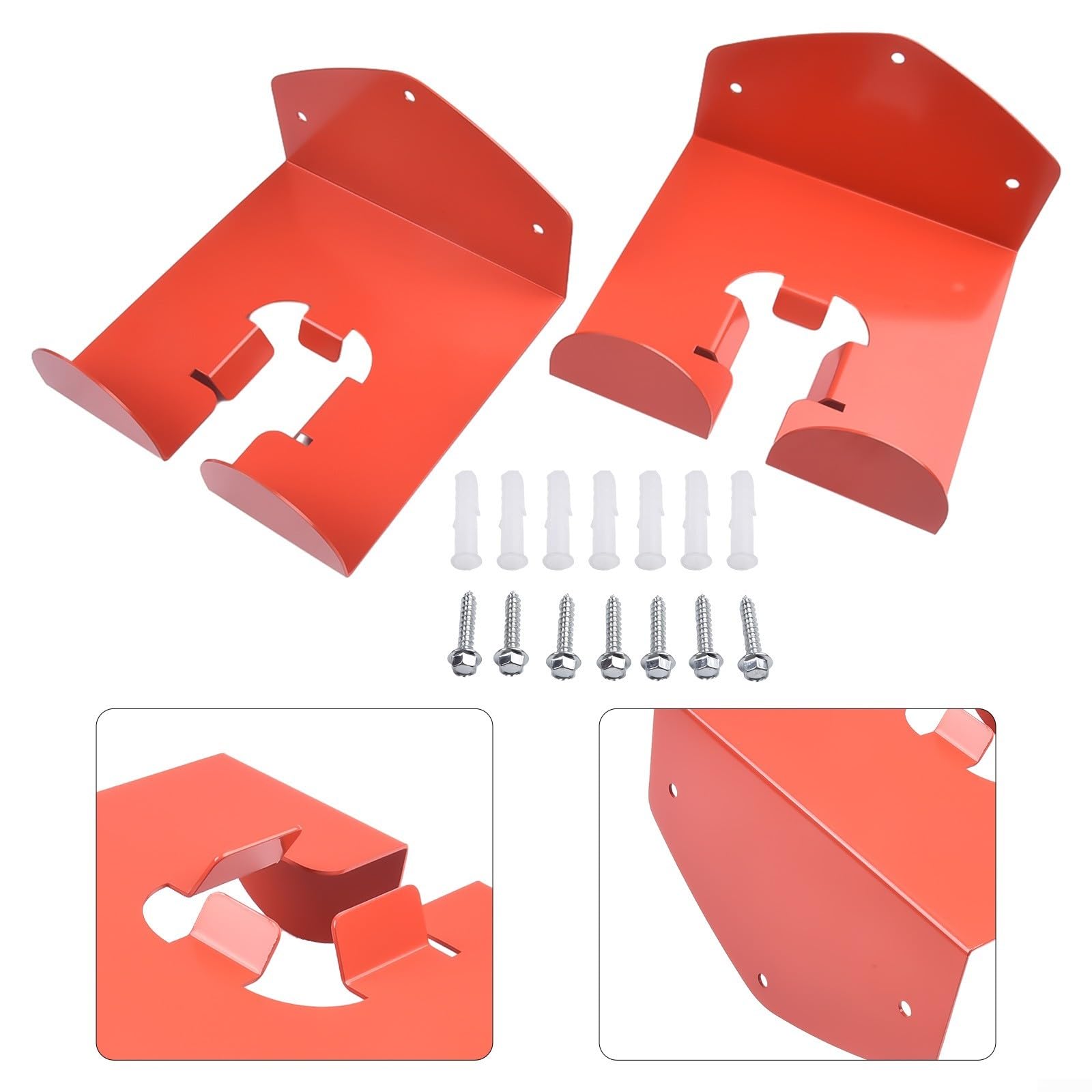para soporte Pared Desbrozadora 2 Unidades para acero Galvanizado