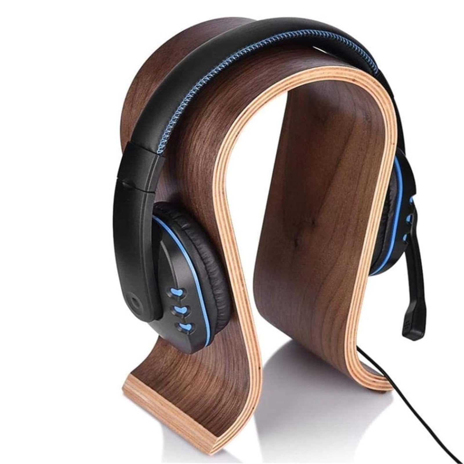 Supporto Per Cuffie Porta Cuffie Supporto Per Cuffie In Noce Compatibile Con Quasi Tutte Le On-Ear Per Da Gioco Per PC Organizzare