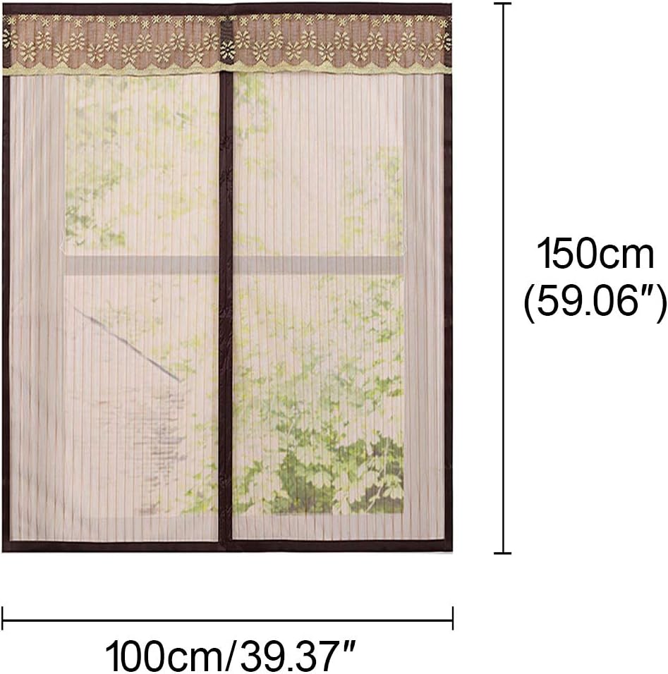 ECYC Window Screen Self-Adhesive Invisible Magnetic Screens Magnet Window Screening Door Curtains Home Magnetic Mesh Screen