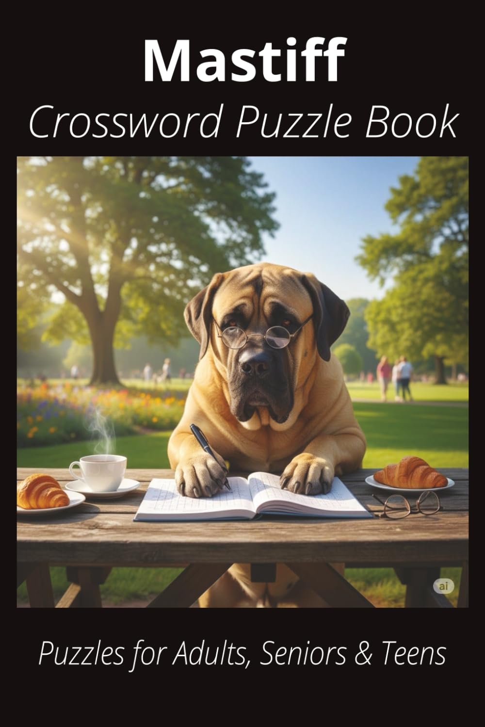 Mastiff Crossword Puzzle Book: Crossword Puzzles with Easy-to-Read Print About Mastiffs, Loyal Companions, Training, Fun Facts & More | 6x9”, 120 ... Pet Lovers, Vacations, and Relaxing Moments