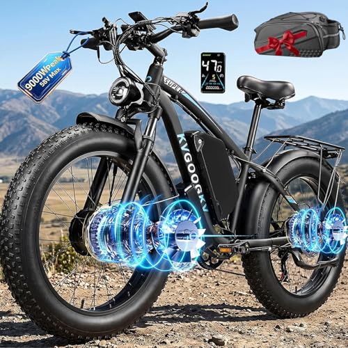 9000W Peak Dual Motor Ebike for Adults 47 MPH Fast