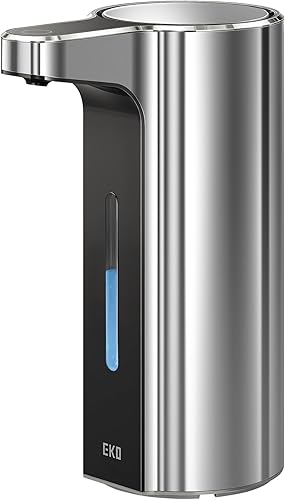 EKO Aroma Pro - Dispensador automático de jabón líquido sin contacto de 13.5 onzas líquidas, dispensador de jabón para manos y platos recargable