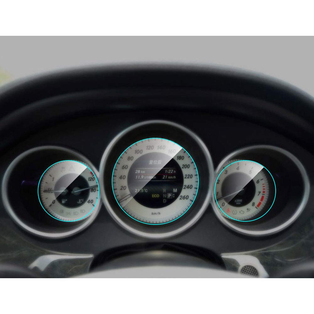 HCDSWSN Car Instrument Panel Screen Protector Film,For Mercedes W204 W205 W246 W176 X253 W117 W166 W164 A B C E S Class GLA GLC GLE CLA