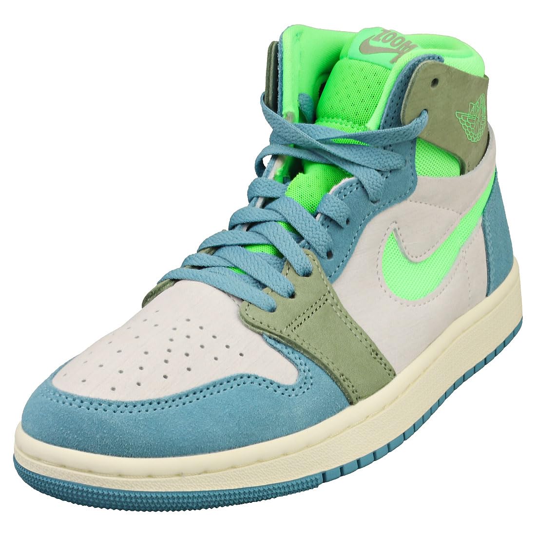 Nike Zapatos Air Jordan 1 Mid Zoom CMFT 2 Cerulean/OilGreen
