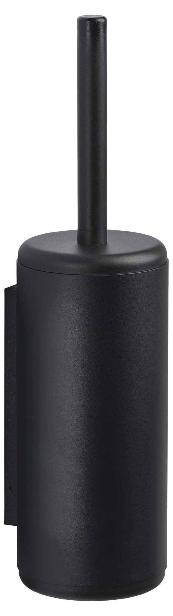 Zone Denmark Rim Toilet Brush Wall Mounted Toilet Brush Set including Brush and Holder for Bathroom Wall Mounted Diameter 10 cm Height 38.2 cm Black