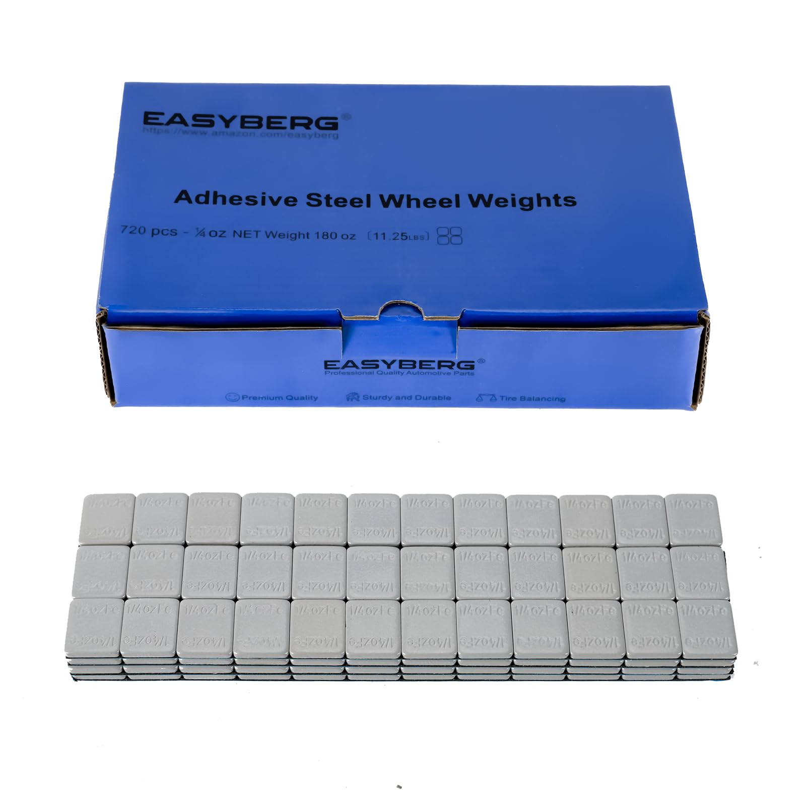Adhesive Tire Weights 720-Piece 1/4 Oz Adhesive Wheel Weights Box - Foto 9