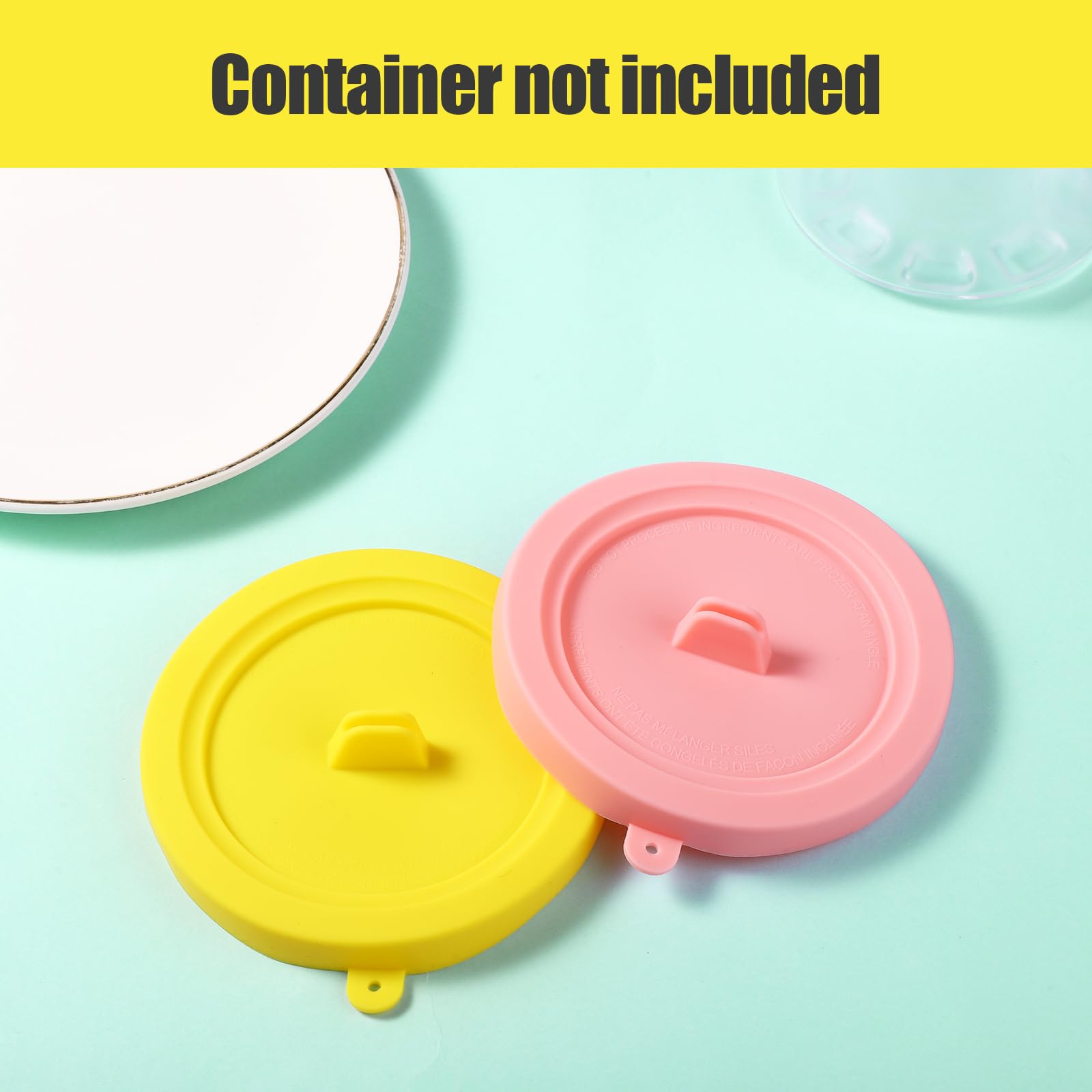 Amazon｜アイスクリーム容器蓋2個、4.5インチシリコン蓋交換用