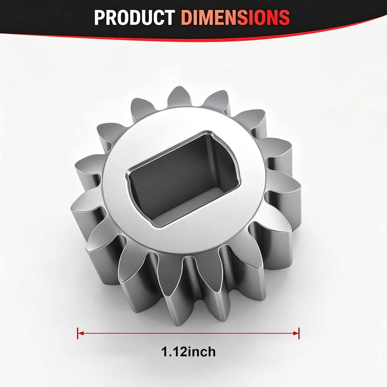 2 Pack 131-5399 (15T) Pinion Gear Compatible with Toro Time Master 30" Rear Drive & Personal Pace 22" Rear Drive Mowers, Replacement for 10641 10641C 10642 10642C 10644C