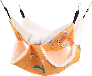 NOLITOY 3 Pçs Hamster Beliche Rede Filhotes Hamster Pendurado Cama De Coelho Esteira Cama De Cachorro Cama Pequena Cama De Rede Para Animais De Estimação Quente Chinchila Rede Saco De