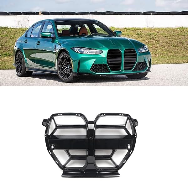 Garvee Front Kidney Grille Compatible with M3 G80 / M4 G82 2020–2024, CS Style Front Grill, Gloss Black by Garvee - Image 2