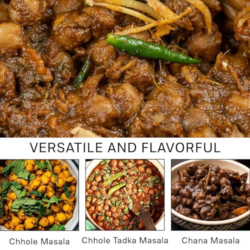 Image of Spiced Right Purani Dilli Chole Masala | Chana Masala Powder 100g | Authentic Punjabi Amritsari Pindi Style Masala for Chickpeas, Choley Bhature | No Onion Garlic | Traditional Indian Spice Blend