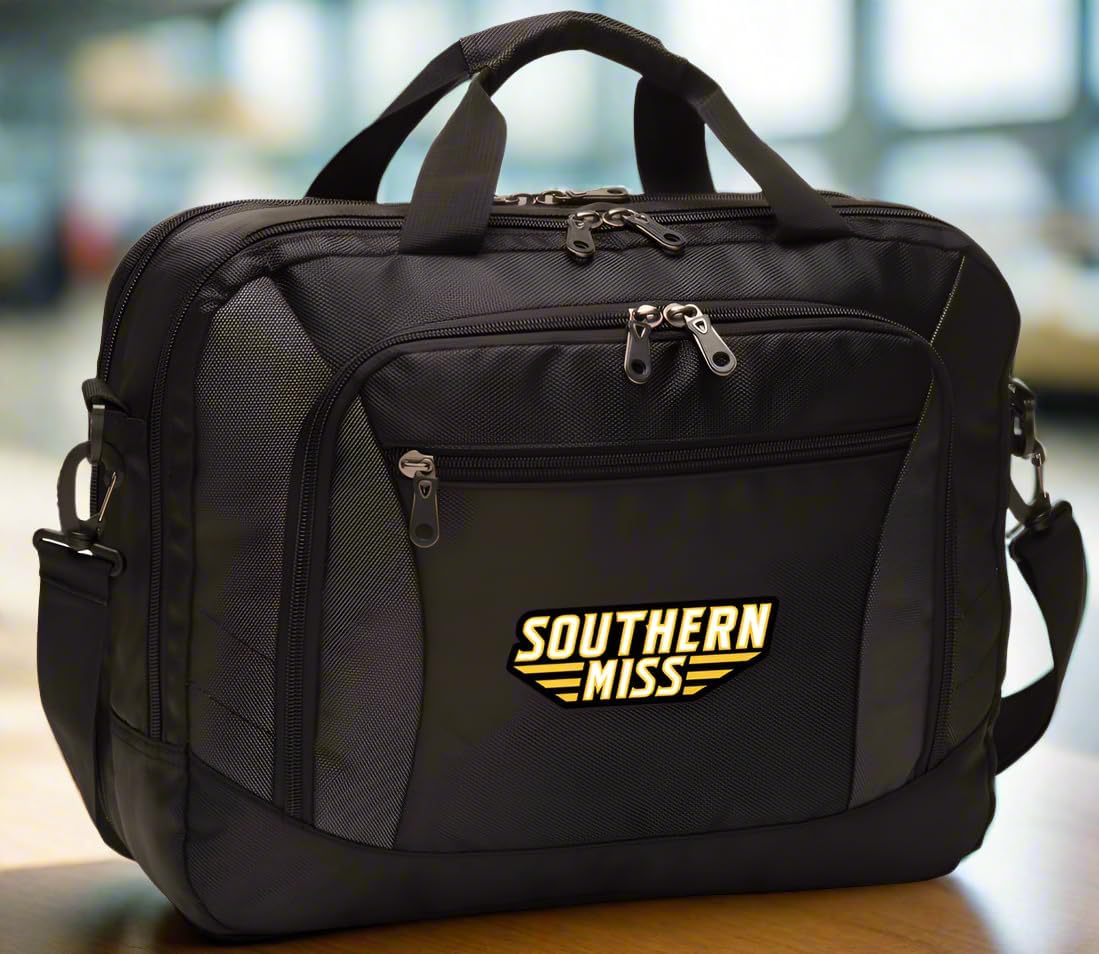 Southern Miss Computer Bag USM Laptop Messenger Bag Briefcase