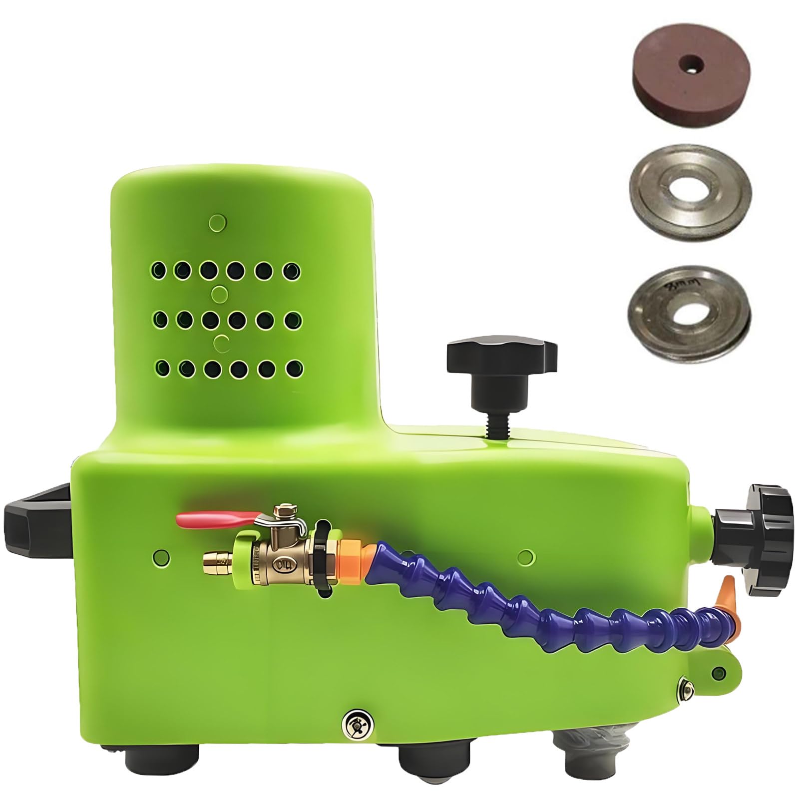 Lucidatrice elettrica portatile per vetro, 800 W, velocità 8000 giri/min, per lavori fai da te e vetro, ideale per bordi smussati dritti e rotondi, spessore 12 mm