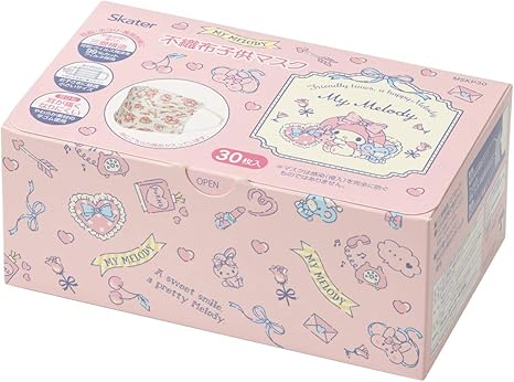 Amazon Co Jp スケーター 三層構造 不織布 マスク 子供 女性用 箱入り マイメロディ 30枚 Mskp30 A 産業 研究開発用品 Amazon Co Jp スケーター 三層構造 不織布 マスク 子供 女性用 箱入り マイメロディ 30枚 Mskp30 A 産業 研究開発用品