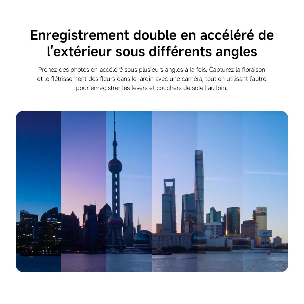 Xiaomi Outdoor Camera CW500 Dual | Double Objectif 2.5K Ultra HD | Détection IA & WiFi 6 | Caméra de Surveillance PTZ 360° & Vision Nocturne Couleur
