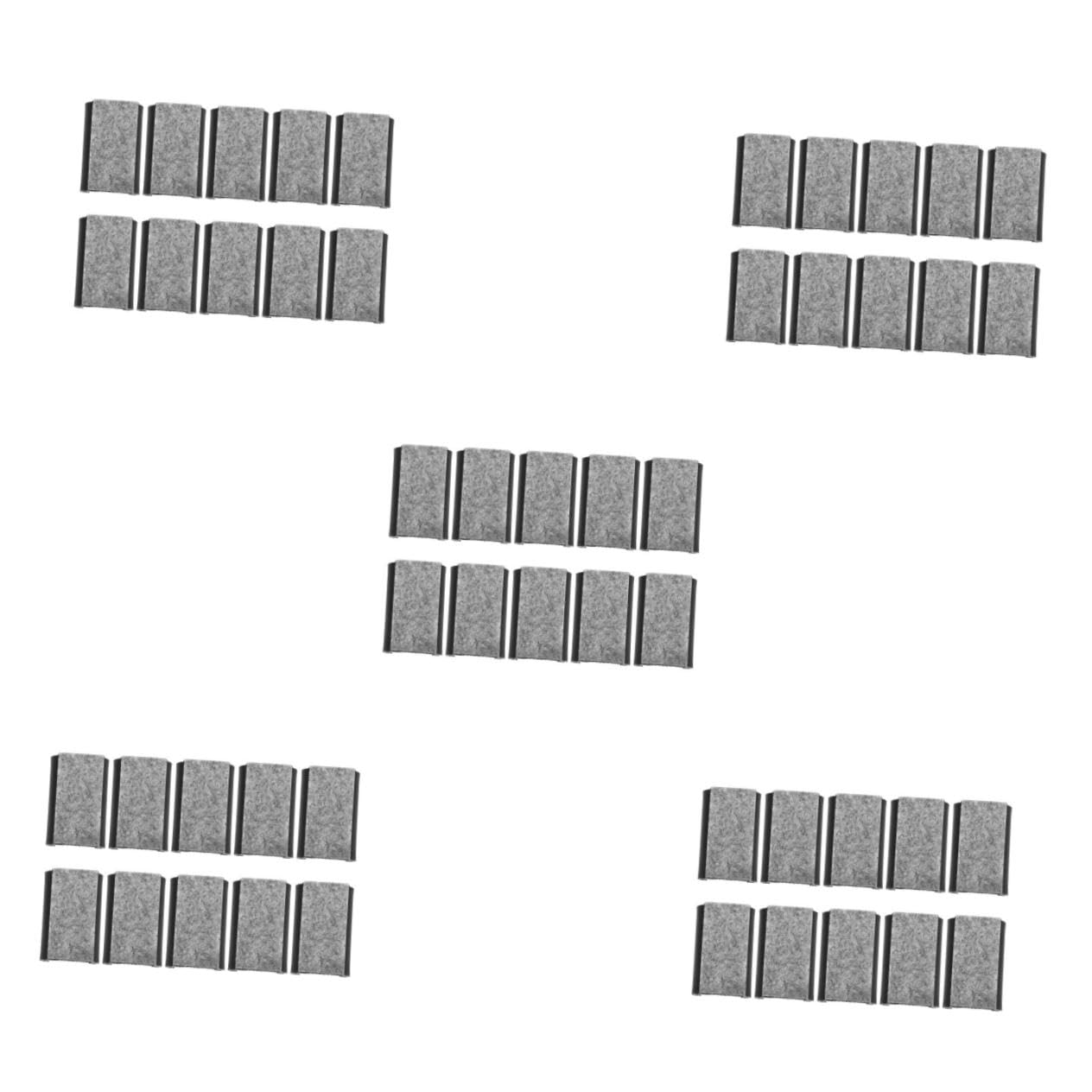5 Series Tapas Protectoras para Patas De Sillas Negro Pata De Silla con Almohadilla De Fieltro Prevenir Almohadillas De Fieltro para Pies De Muebles Tu Sintió 10 Piezas X 5