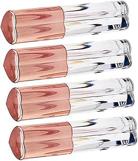 4 tubos de brillo de labios en forma de coraz...