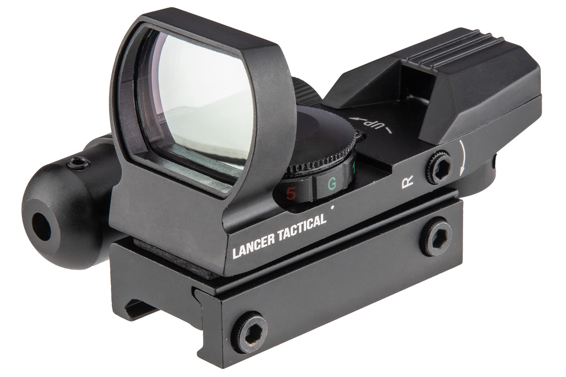 1X22X33 Reflex Sight Red Dot Sight Red Green 4 Reticle Optics with Red Laser for 20mm Rail