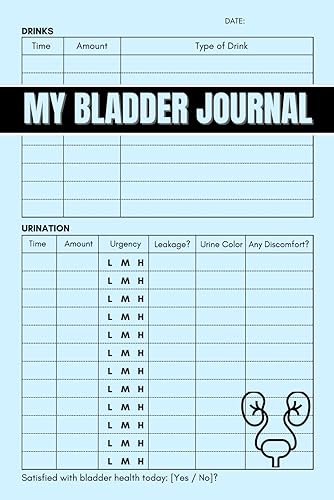 My Bladder Journal: Log Book Gift to Track Urinary Bladder Health