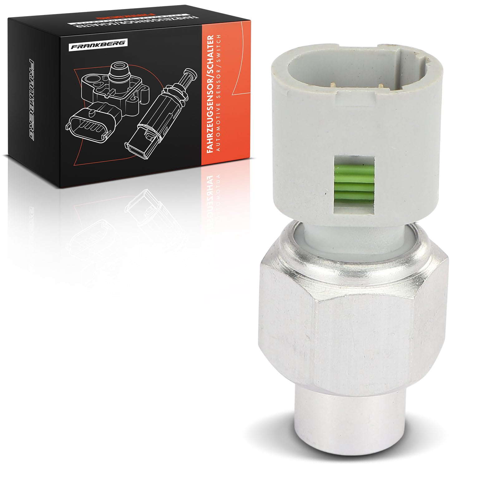Frankberg Sensore pressione differenziale Pressione gas di scarico 2-Poli Compatibile con S.a.n.d.e.r.o II Dokker MPV KE S.a.n.d.e.r.o Duster HS LodG.Y JS Replace# 7700413763