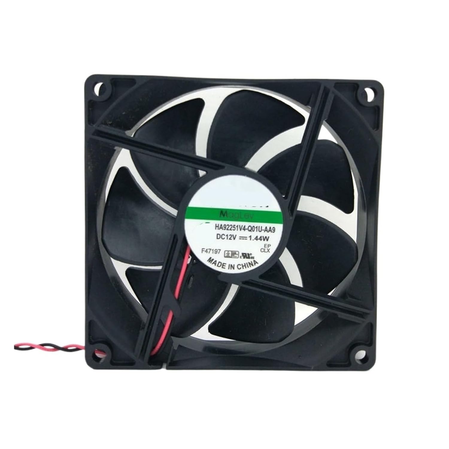 HA92251V4-Q01U-AA9 92 * 92 * 25MM DC12V 1.44W 2Lines Cooling Fan