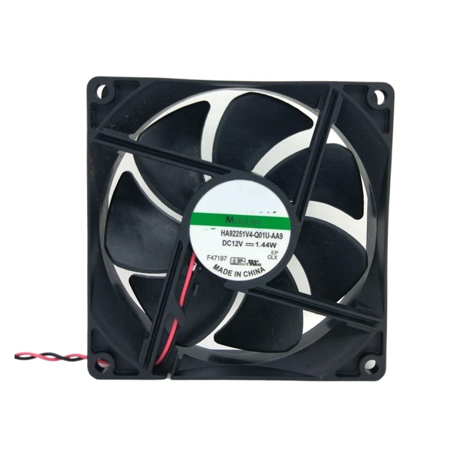 Ventilateur de refroidissement 92x92x25mm DC 12V HA92251V4-Q01U-AA9 2 broches