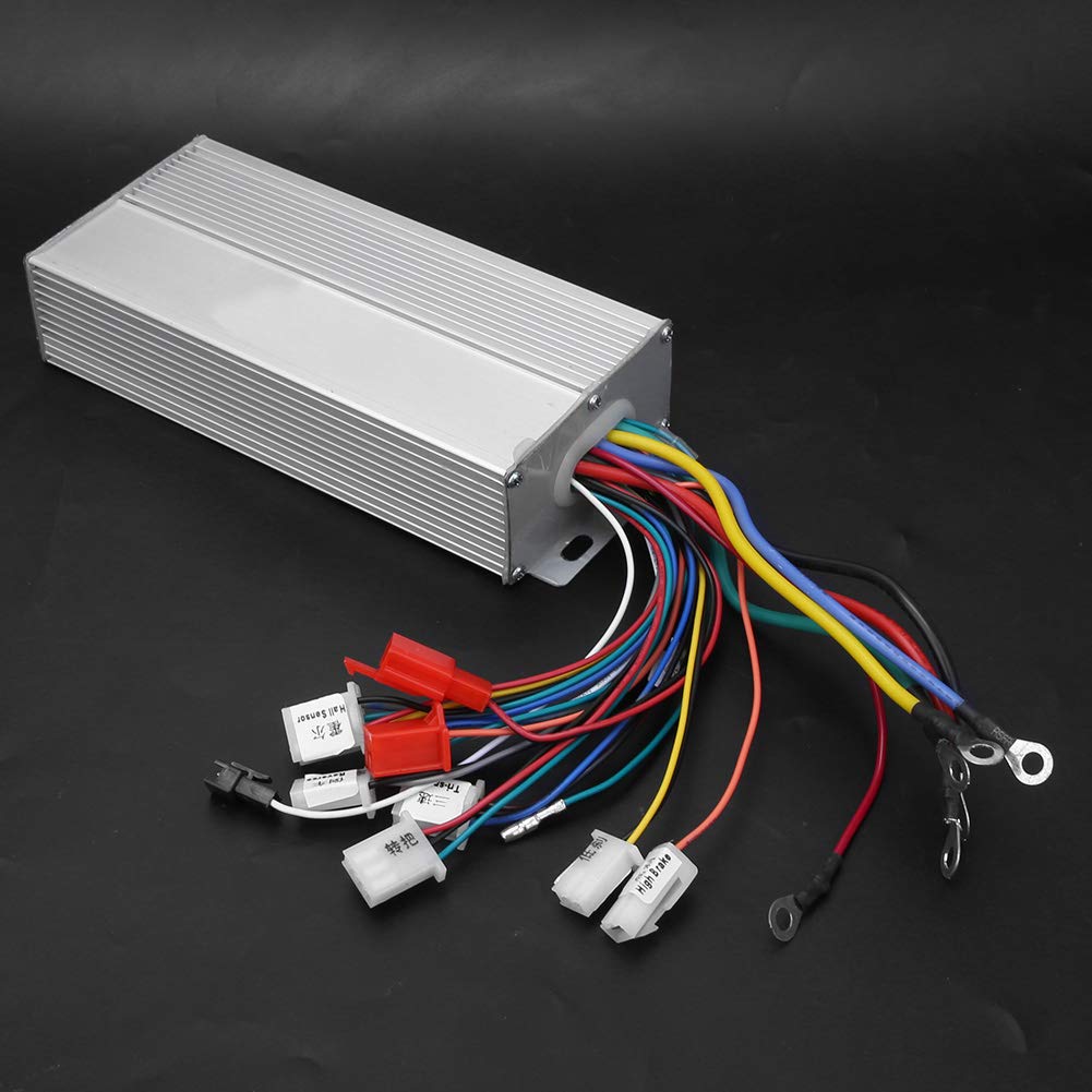 Controller Motore Brushless 36V 48V, Accessorio Leggero e Compatto per Bicicletta Elettrica per Appassionati di Bici Elettriche, Limite di Corrente 80A, 553g