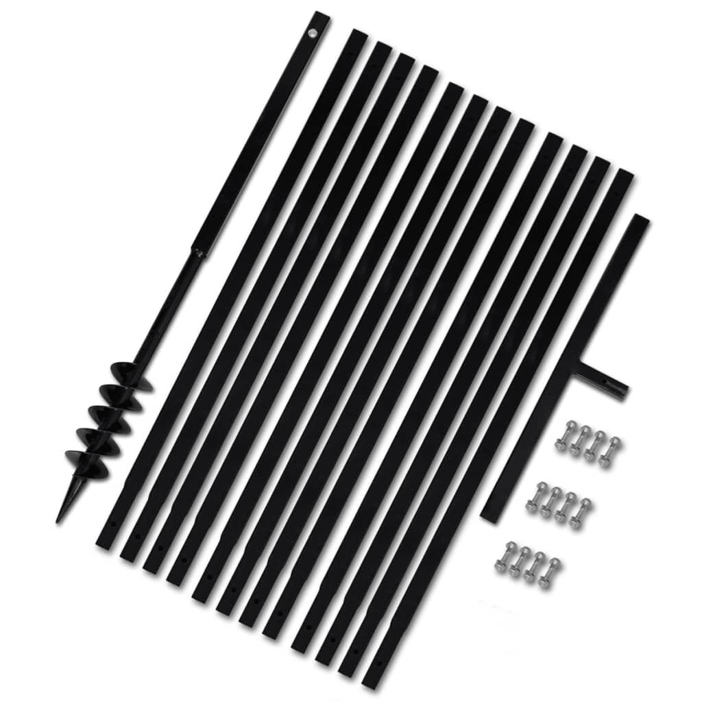 SKM Ground Drill with Handle 80 mm with Extension Tube 13 m Steel (Weight-20KG)