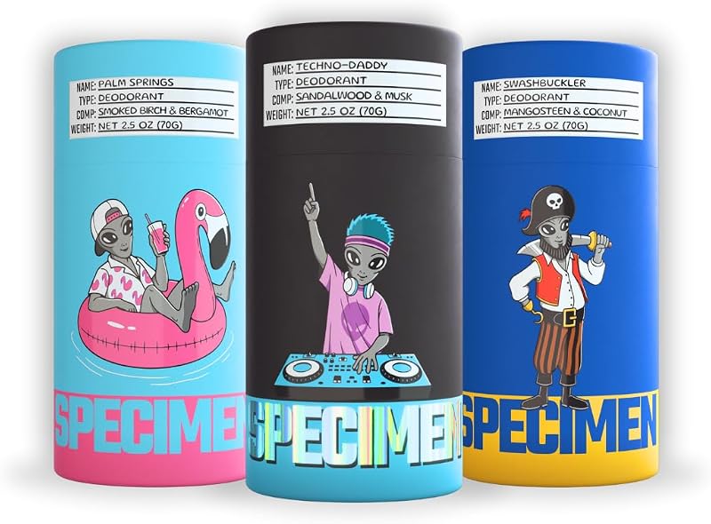 Desodorante SPECIMEN Cosmic Commander Masculino com 3 Bastões