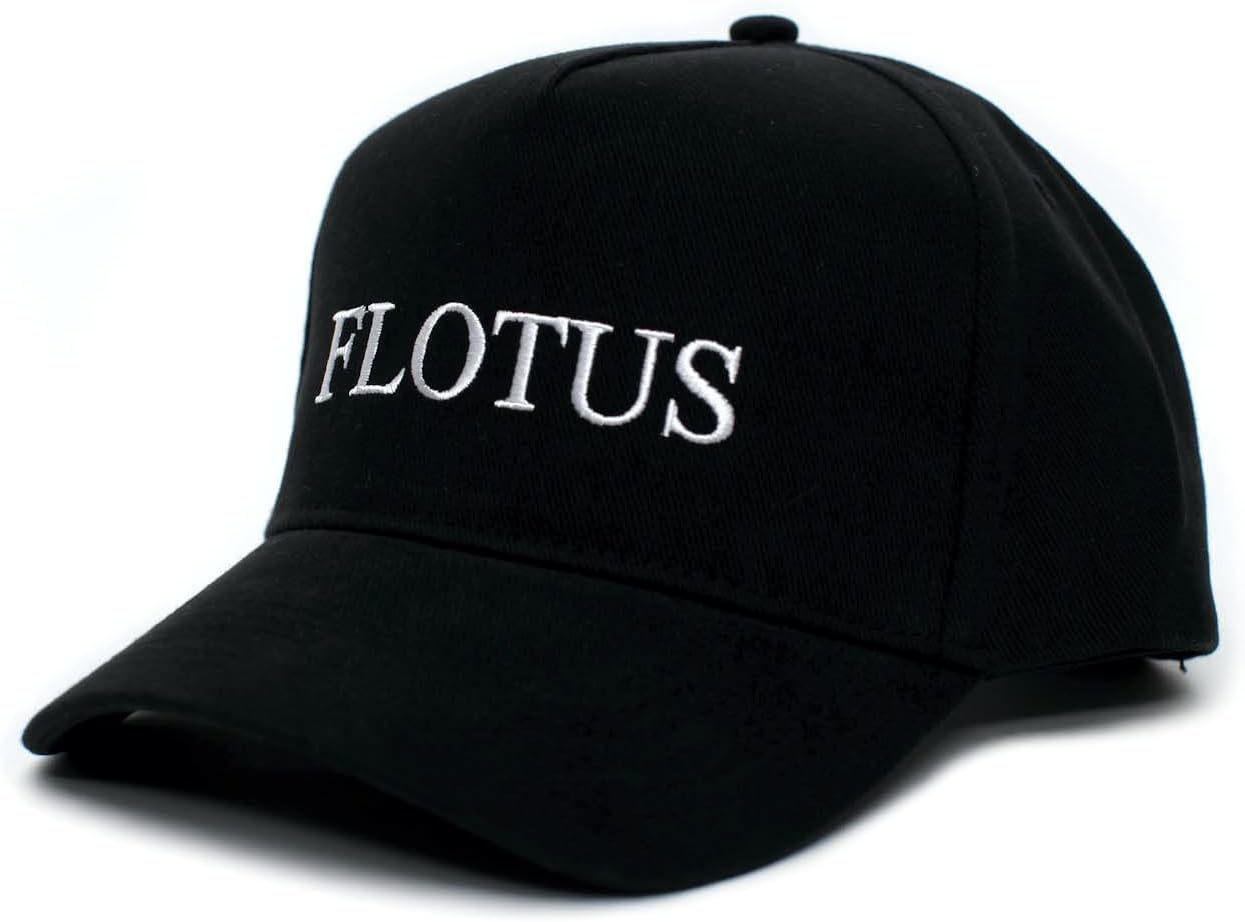 FLOTUS Embroidered Melania Trump One Size Unisex Baseball Cap Hat (Black)