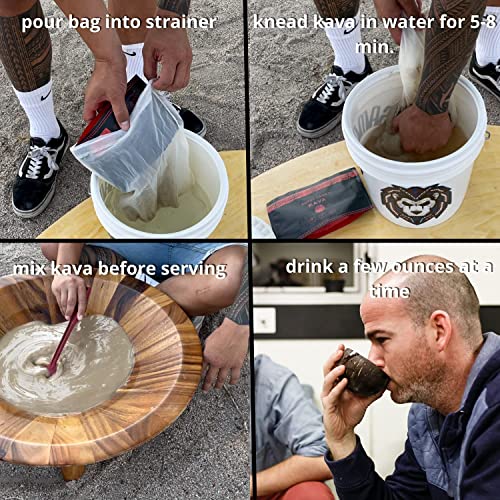 Royal Vava'u Kava- Premium Tongan Kava Powder | Strong Ground Noble Kava Kava Root Powder For Relaxation, Better Sleep, Stress Relief, Relaxation & More (16 Oz. (1Lb)) #TOP3