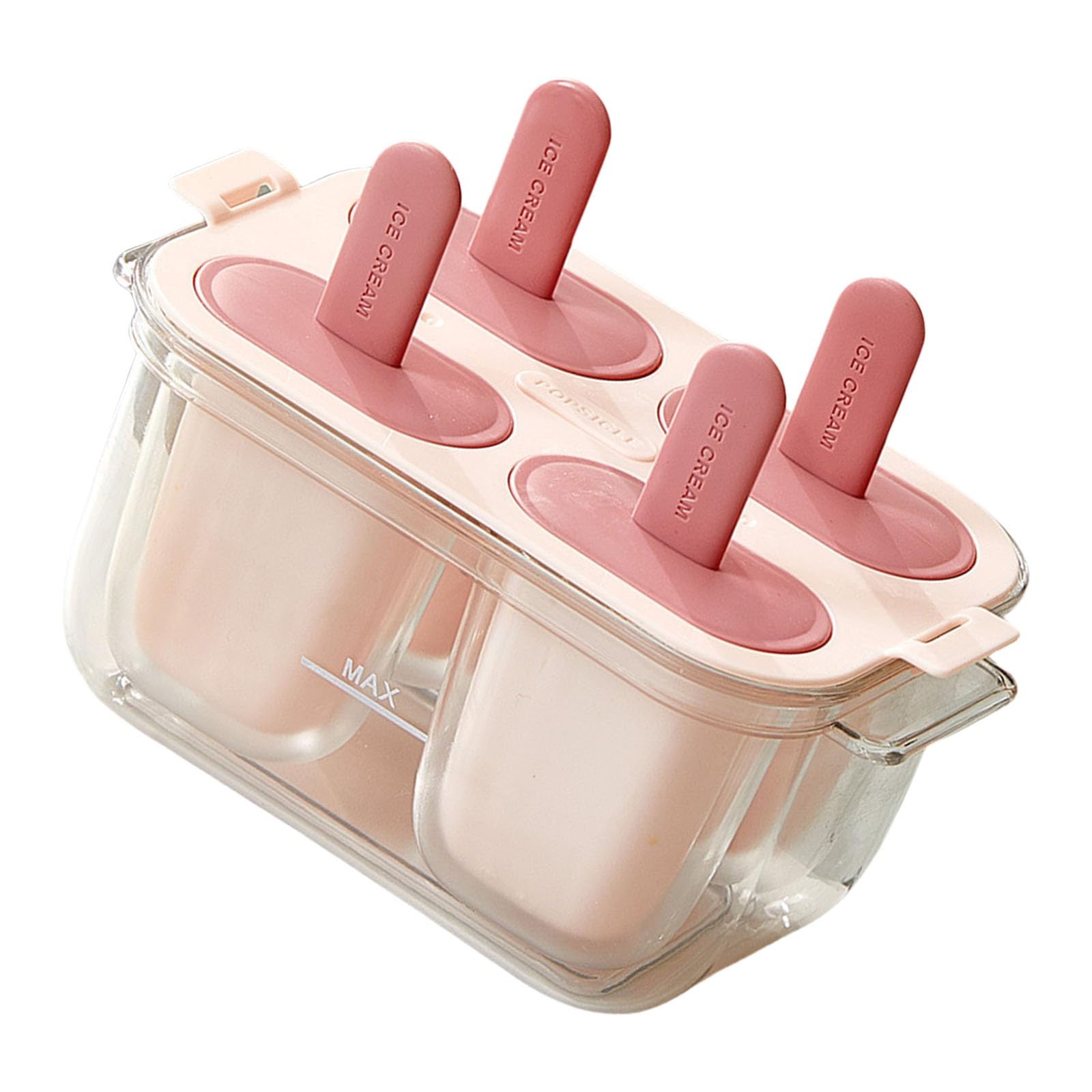 MICFENY Food Grade Silicone Popsicles Mold for Homemade Ice Cream Double Layer Ice Maker Mould Practical Kitchen Accessories