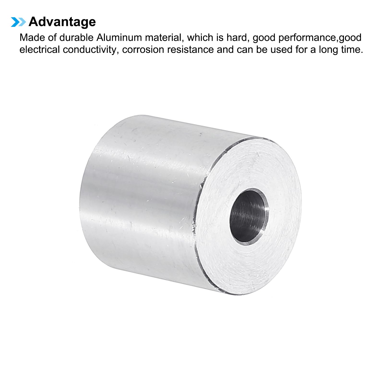 PATIKIL M6 Aluminum Spacers, 6pcs 1/4" x 3/4" Round Metal Spacers for 1/4 or M6 Screw Bolts - Image 4