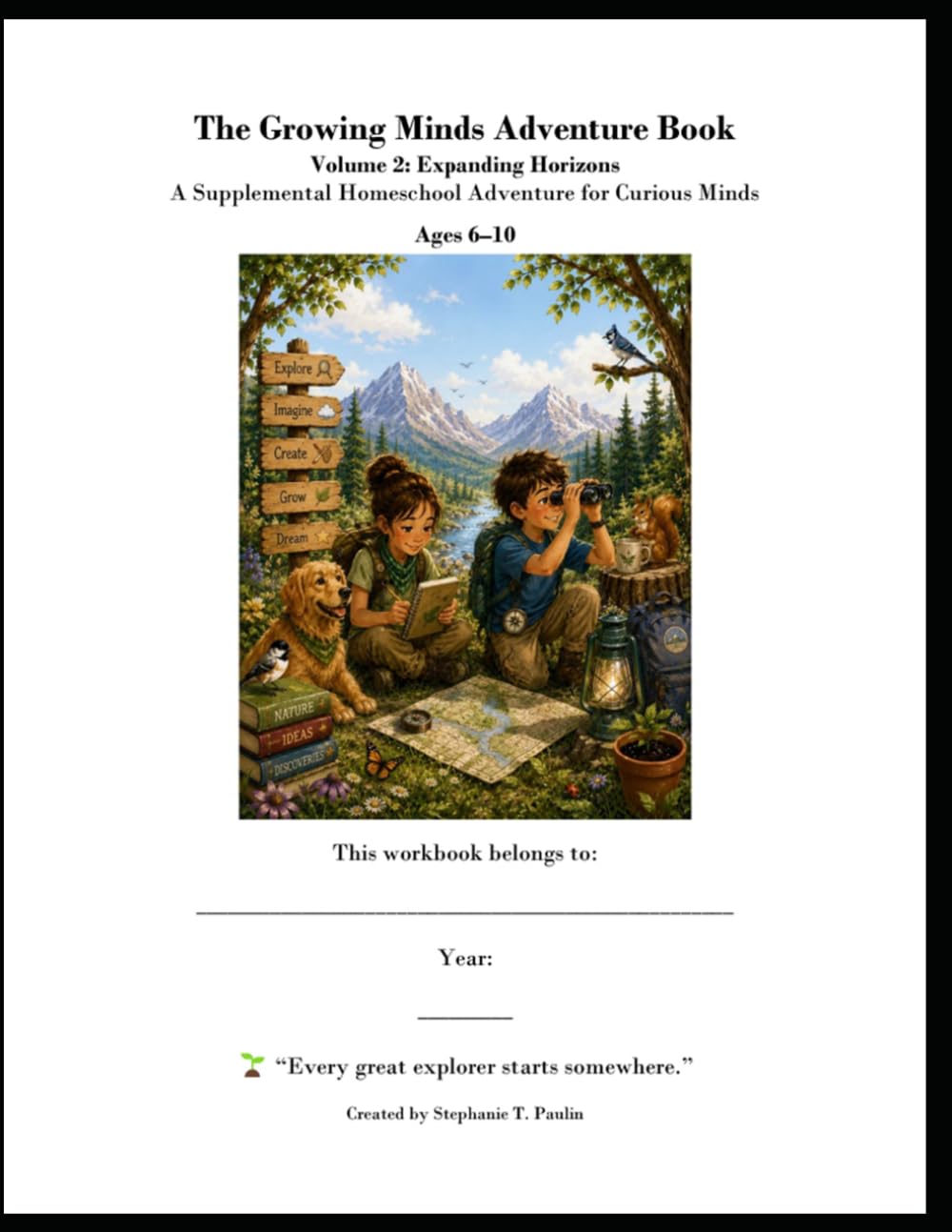 The Growing Minds Adventure Book Volume 2: Expanding Horizons