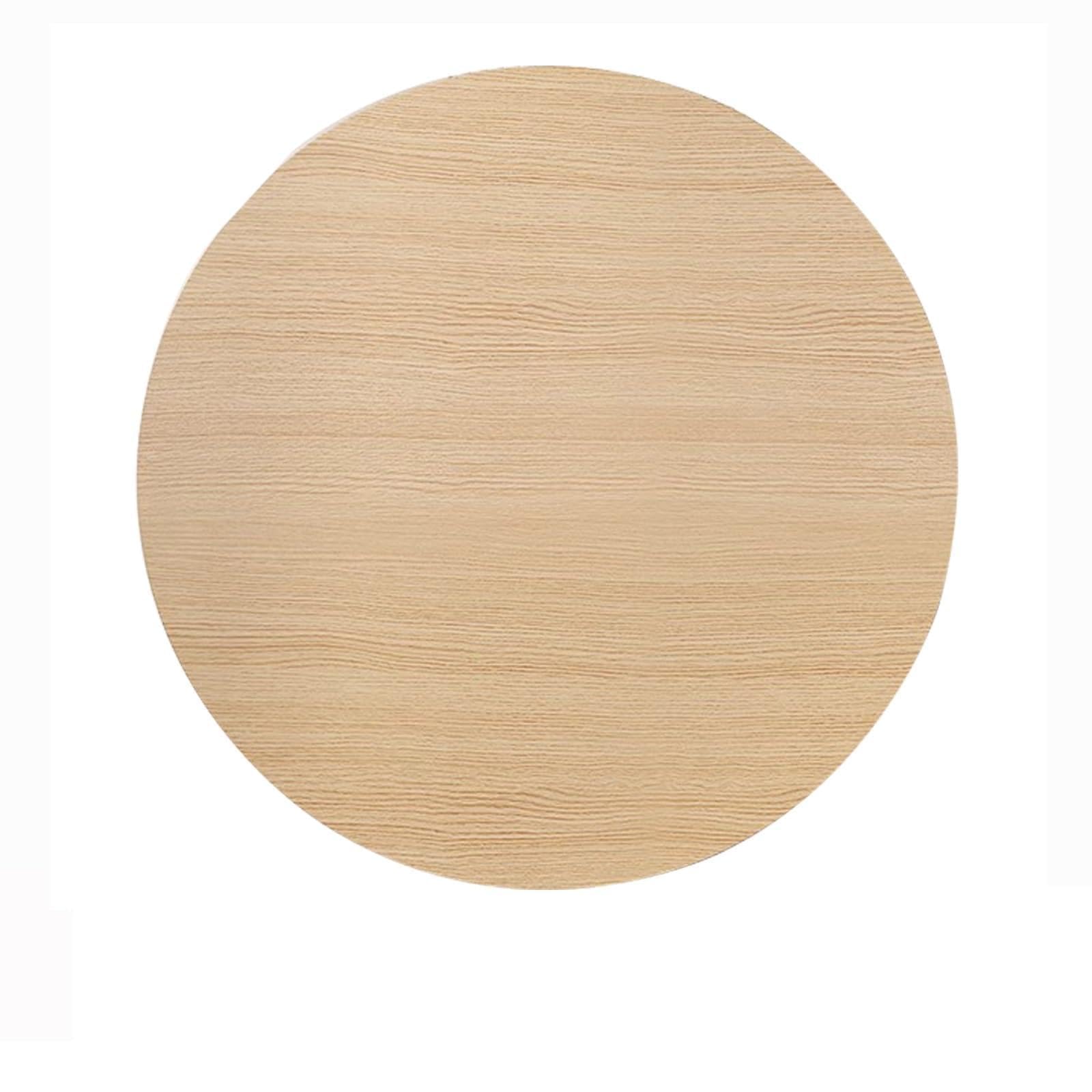 Runder Esstisch aus Holz, umweltfreundlich, dunkle Walnussholzoberfläche, 101,6 cm, stilvolles 100 cm Design, perfekt für Küche und Esszimmer, platzsparendes Fell