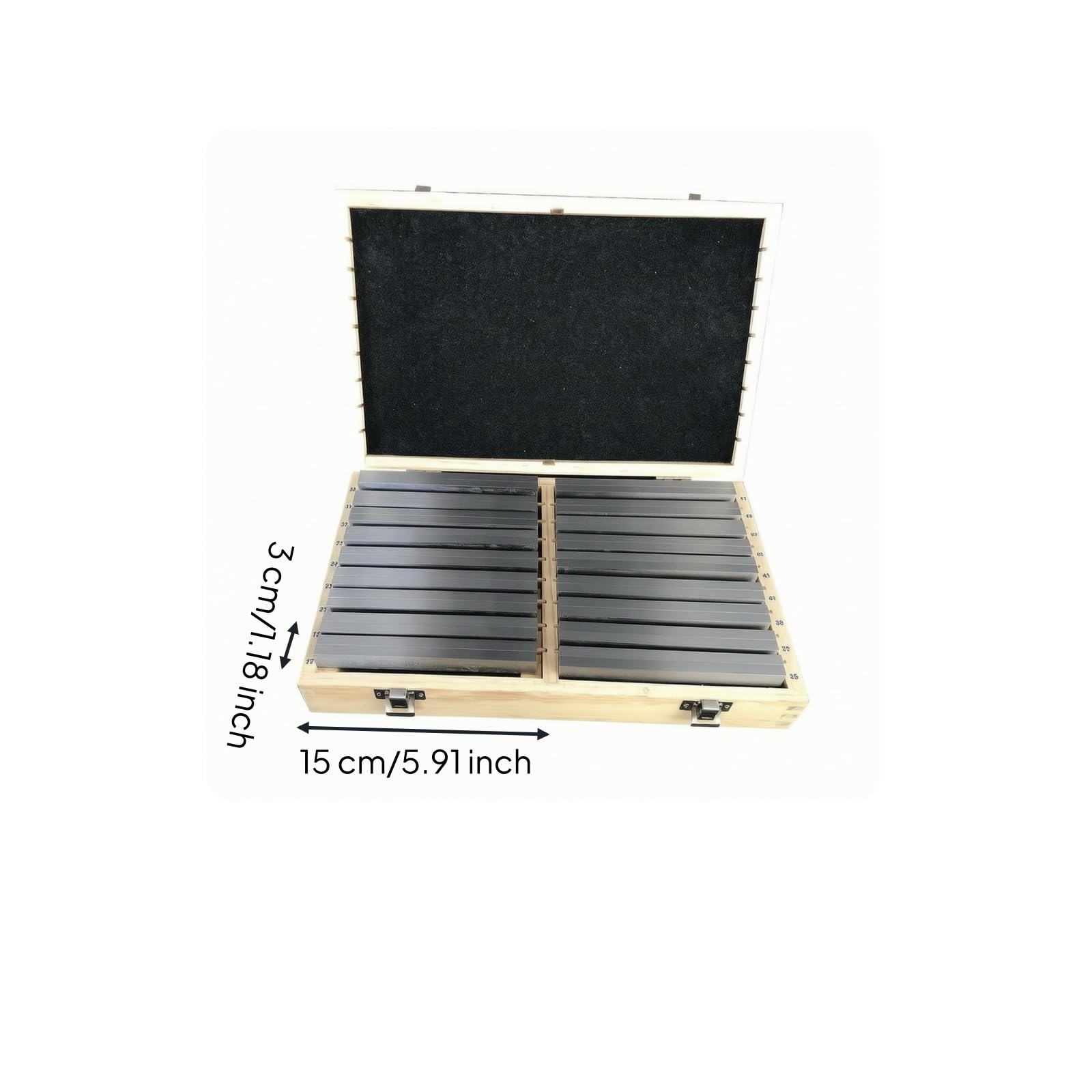Juego Bloques Bloques Niveladores Con | Bloques bloques niveladores con Estuche Madera, Rectificado,