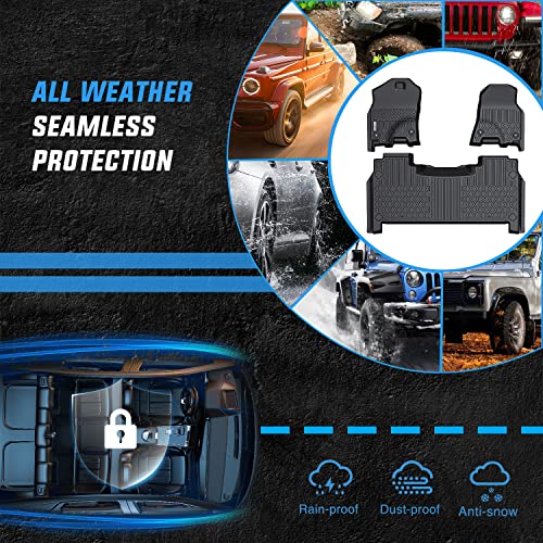 Image of Nilight TPE Floor Mats for Dodge Ram 1500 New Body Crew Cab